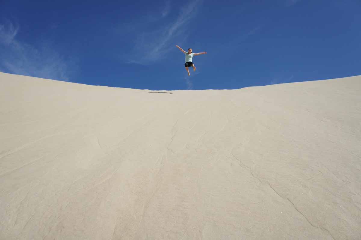 Day 5: After breakfast, climb a sand dune for a great view of the Bay and then head back to La Paz