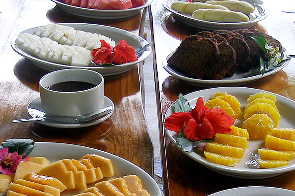 After touring the farm, sample the homemade chocolate fondue